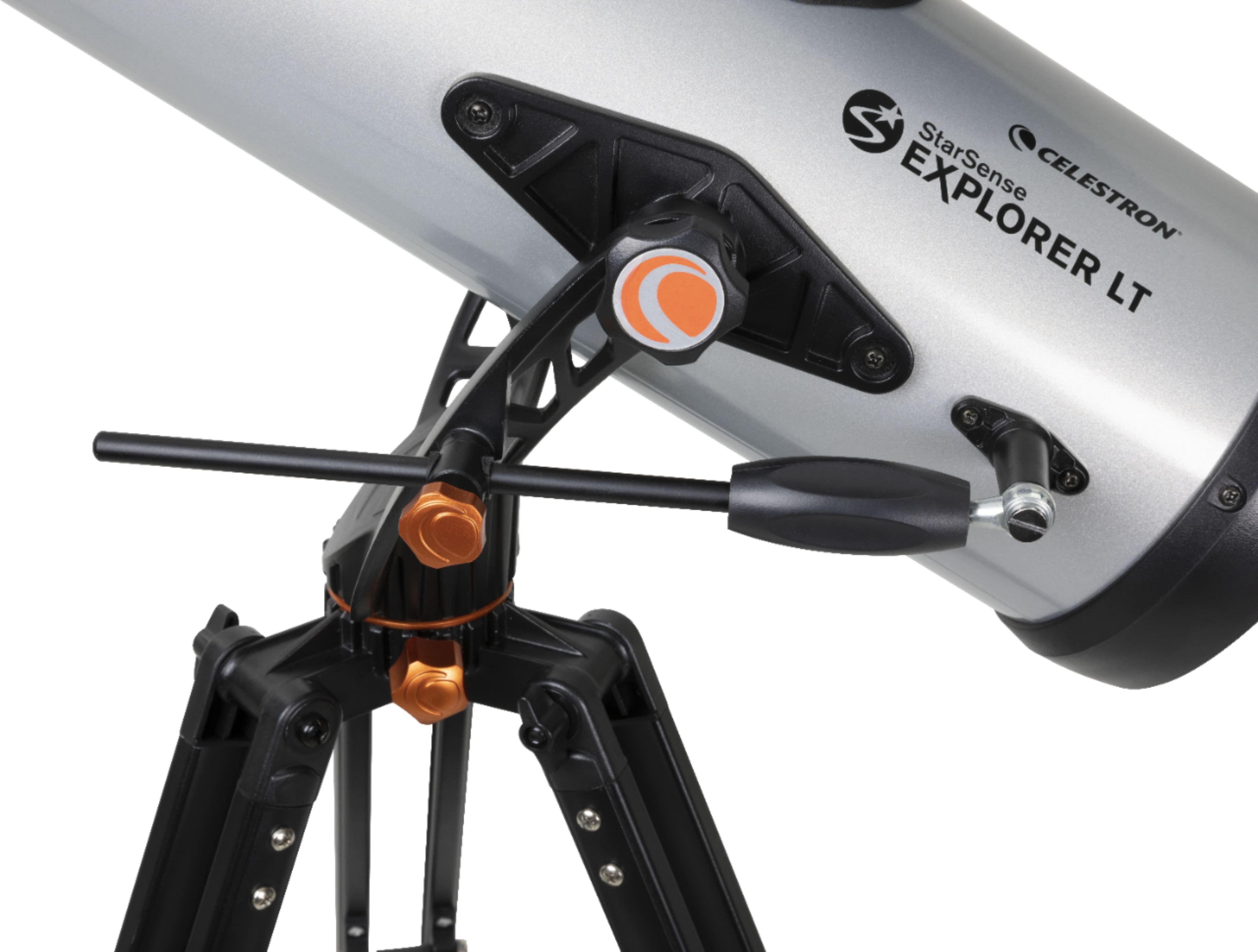 Alt View 18. Celestron - Starsense Explorer LT 114AZ Telescope App-Enabled Newtonian Reflector Telescope - Silver/Black.