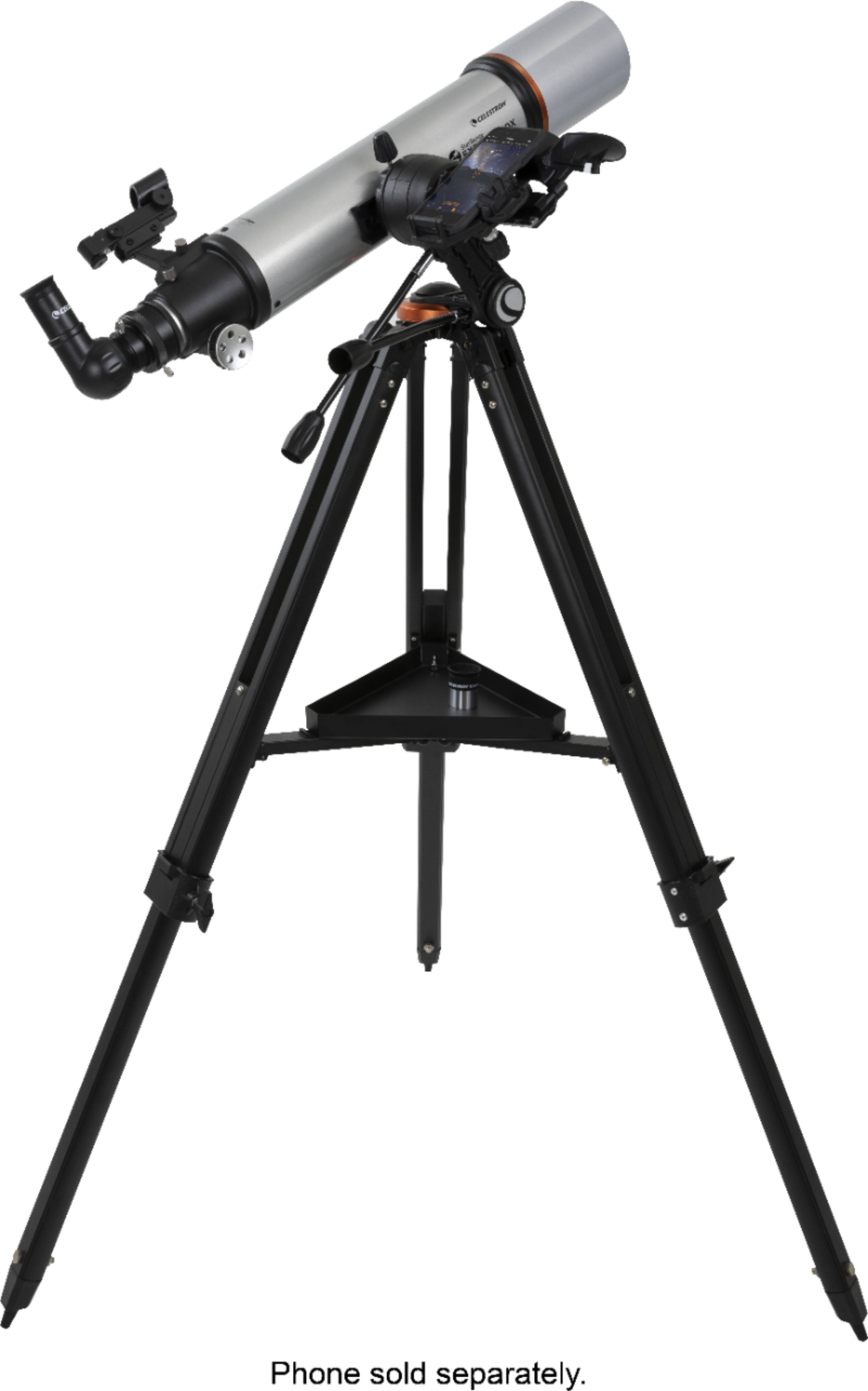 Alt View 16. Celestron - StarSense Explorer 102mm Refractor Telescope - Silver/Black.