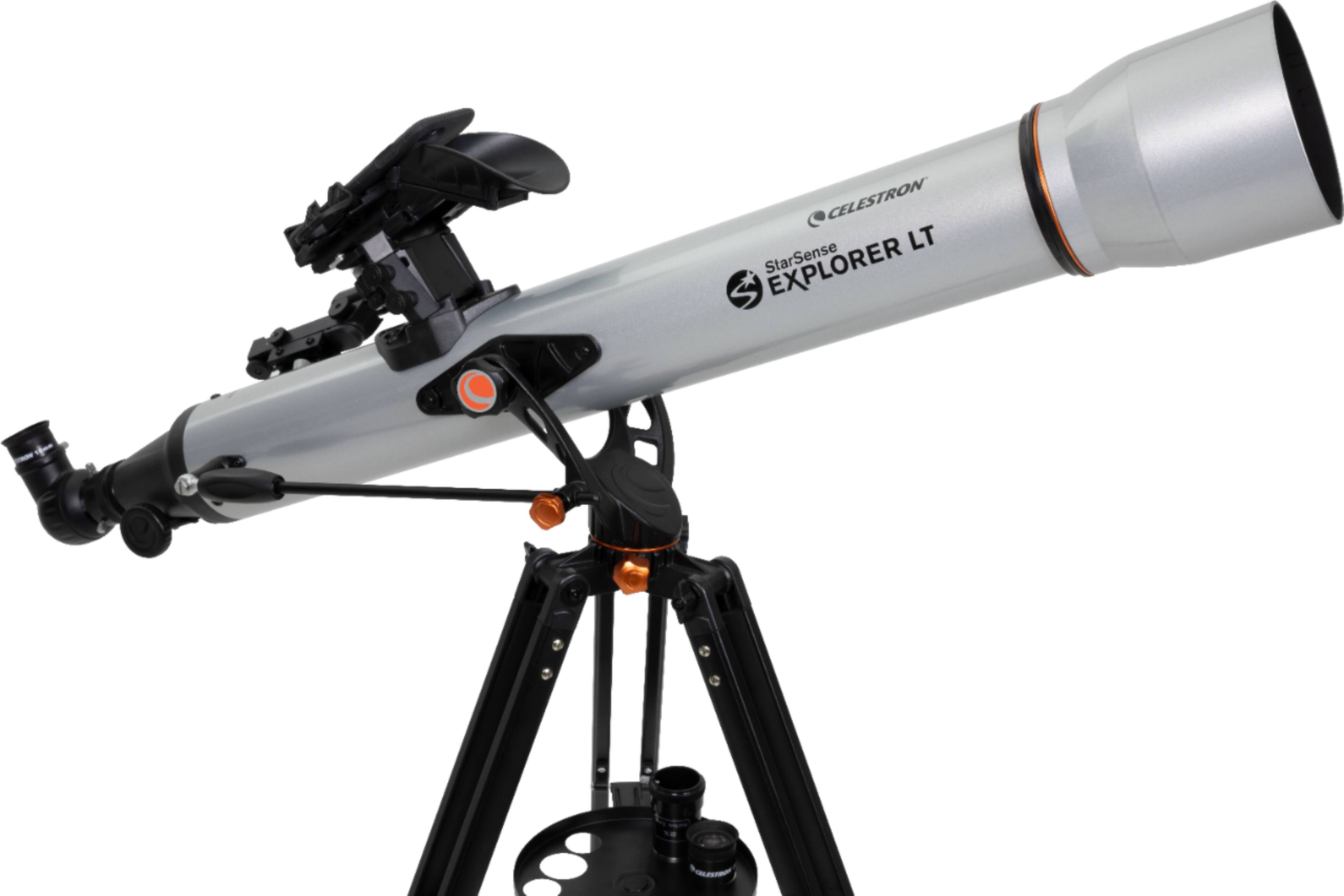 Alt View 12. Celestron - StarSense Explorer 80mm Refractor Telescope - Silver/Black.