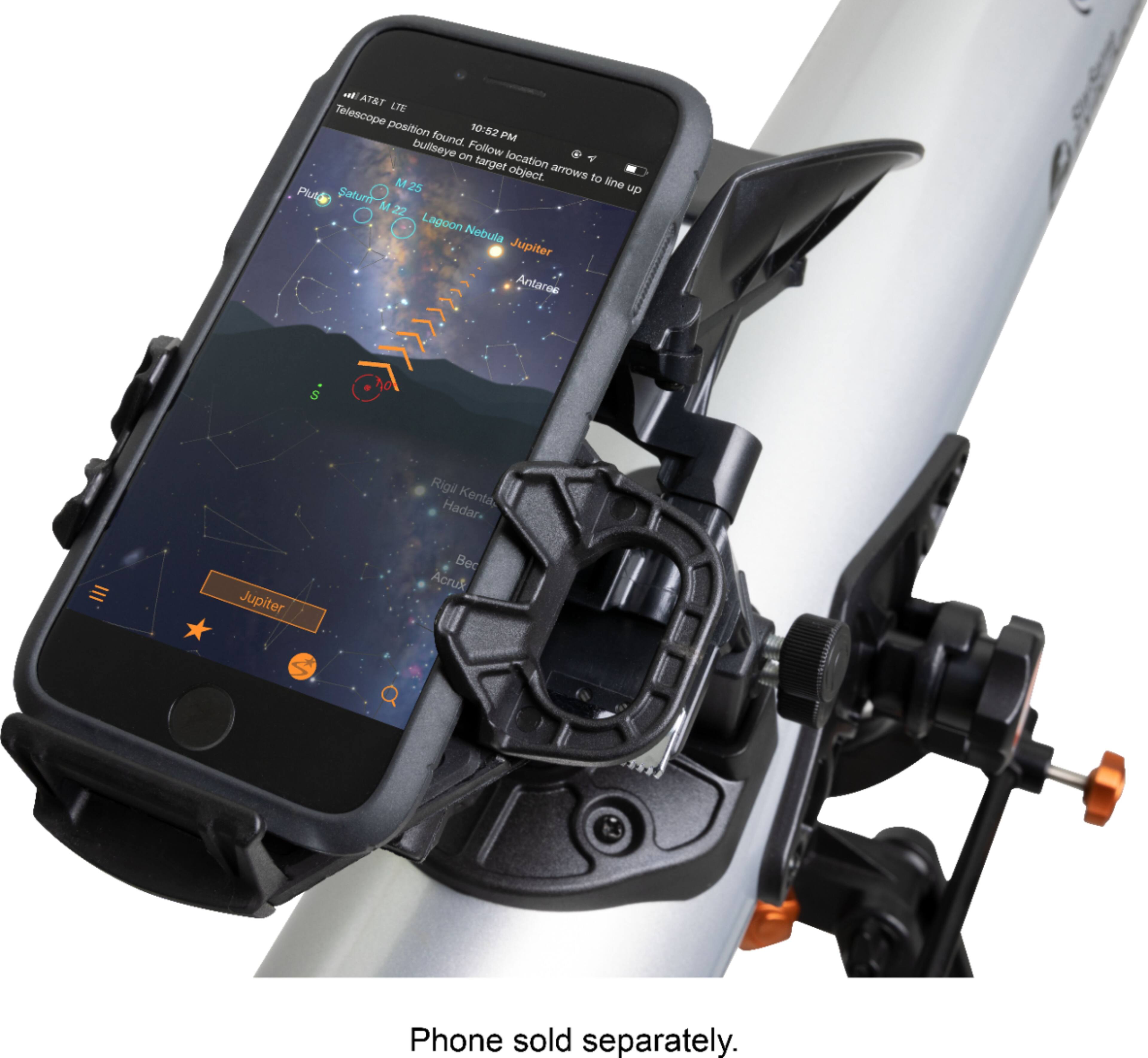 Alt View 14. Celestron - StarSense Explorer 80mm Refractor Telescope - Silver/Black.