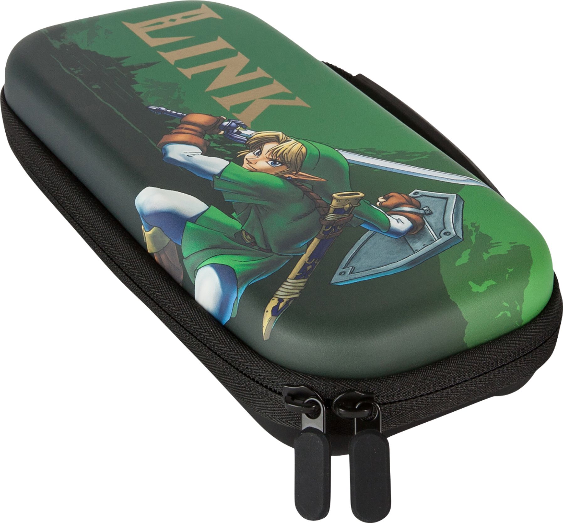 Left View: PowerA - Protection Case Kit for Nintendo Switch Lite - Link Hyrule