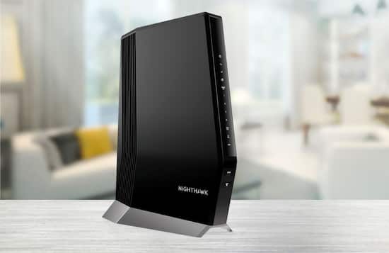 Alt View Zoom 14. NETGEAR - Nighthawk AX6000 Wi-Fi 6 Router with DOCIS 3.1 Cable Modem - Black.