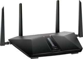NETGEAR - Nighthawk AX5400 Dual-Band Wi-Fi 6 Router - Black - Front_Zoom