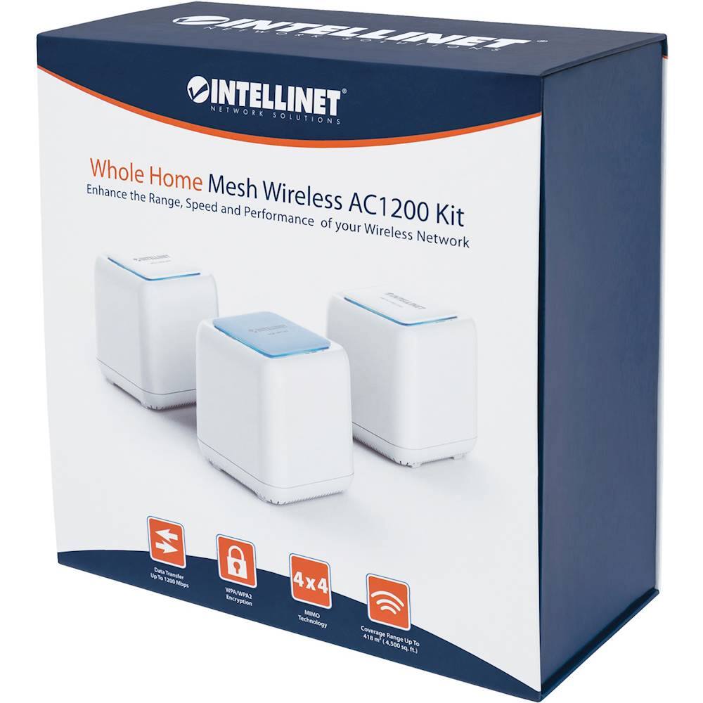 Best Buy: Intellinet Wi-Fi System White 525725