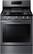 Alt View 16. Samsung - 5.8 Cu. Ft. Freestanding Gas Convection Range with Self-High Heat Cleaning - Black Stainless Steel.