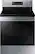 Front. Samsung - 5.9 cu. ft. Freestanding Electric Range with Self-Cleaning - Stainless Steel.
