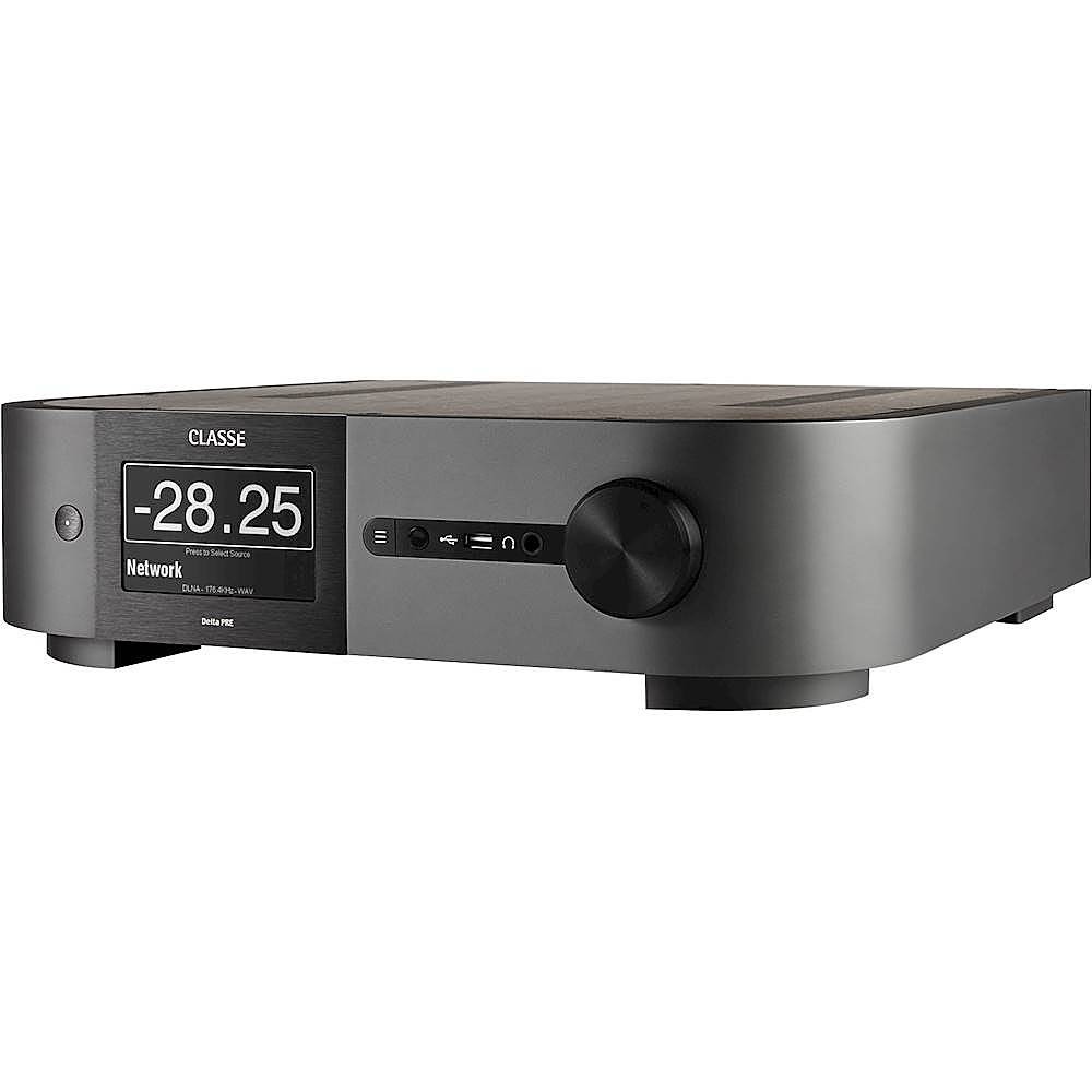 Left View: Classe - Delta PRE Preamp with DAC - Architectural Gray And Black