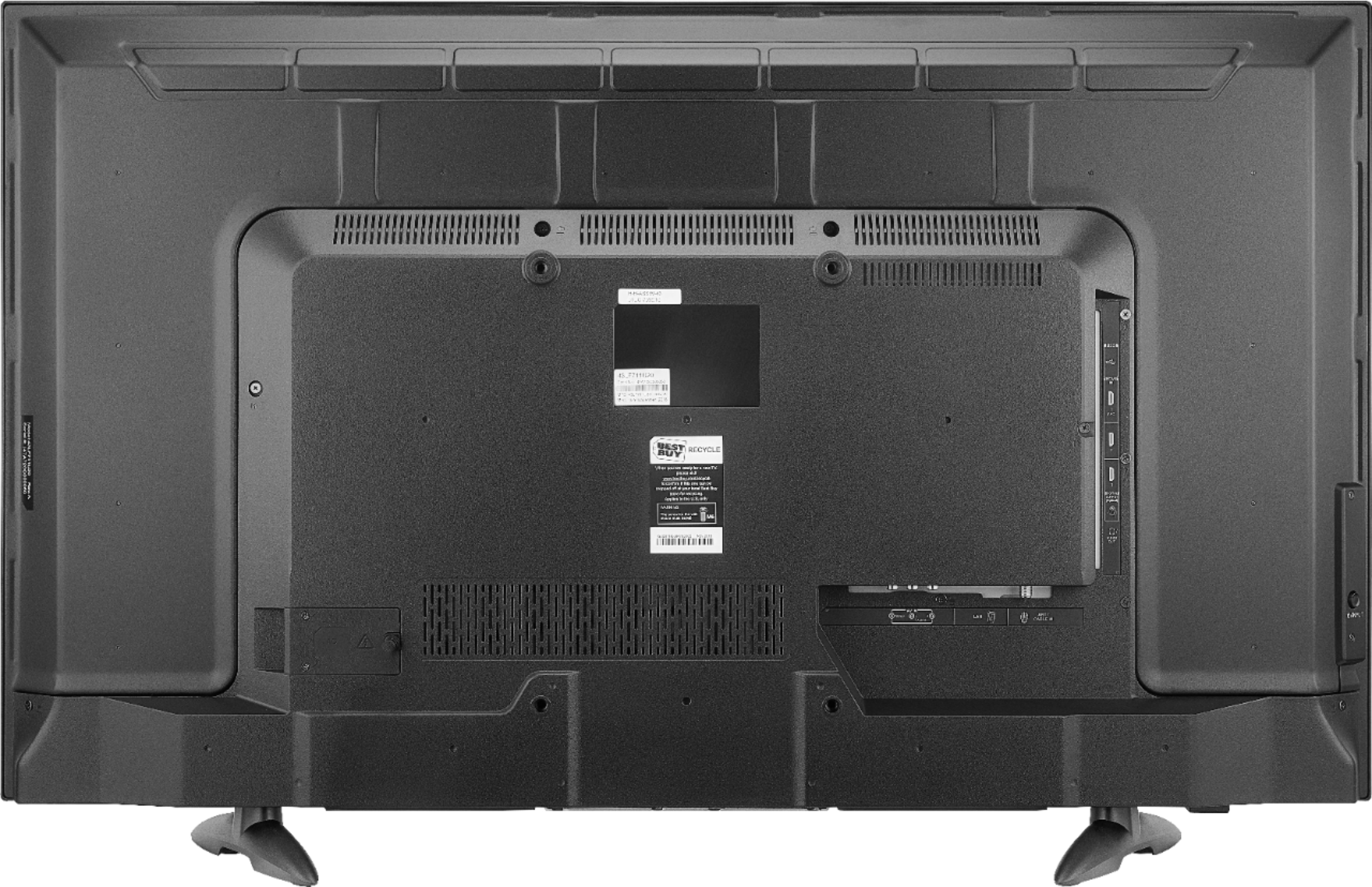 Back View: Toshiba - 43" Class LED 4K UHD Smart FireTV Edition TV