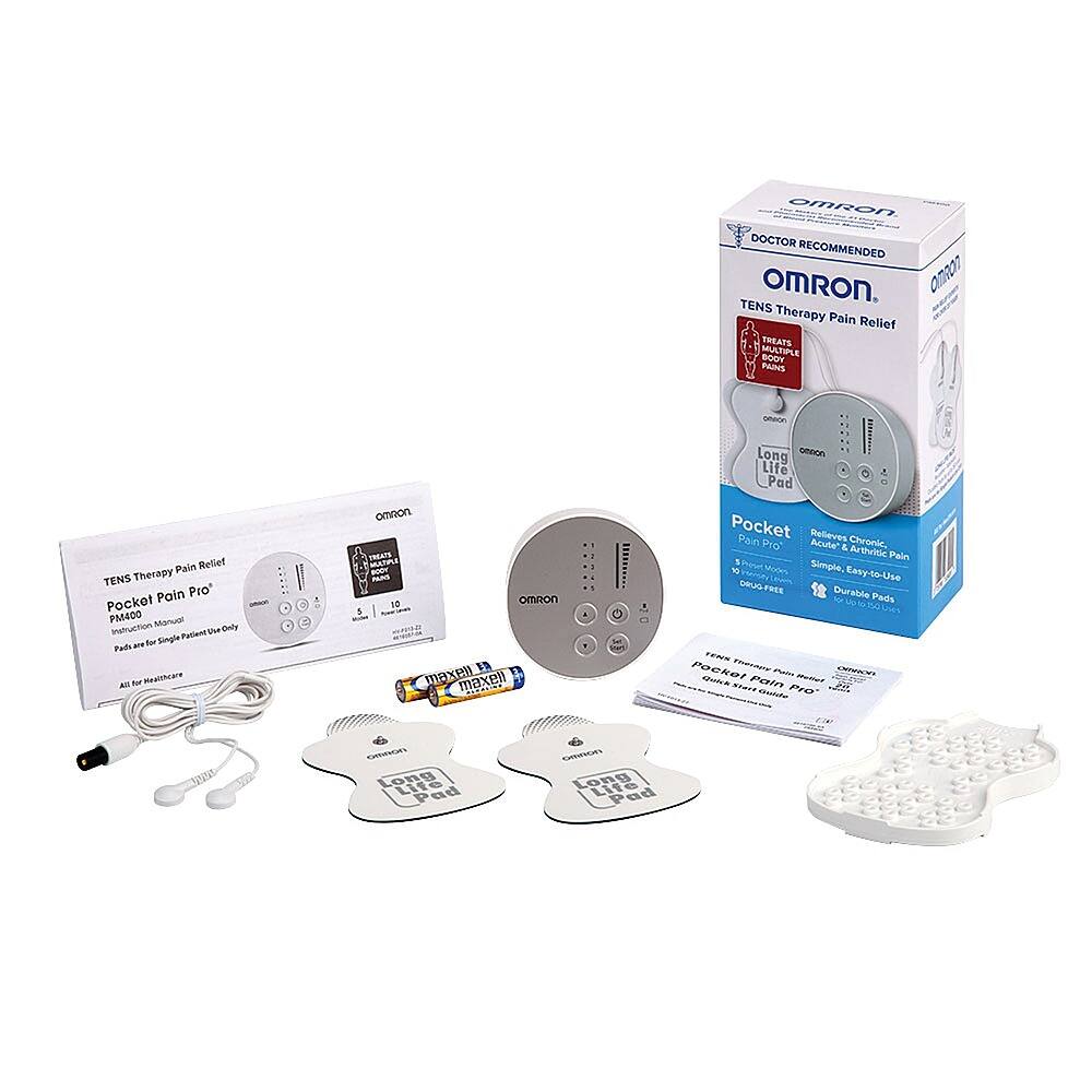 Alt View 11. Omron - Pocket Pain Pro TENS Unit - White.