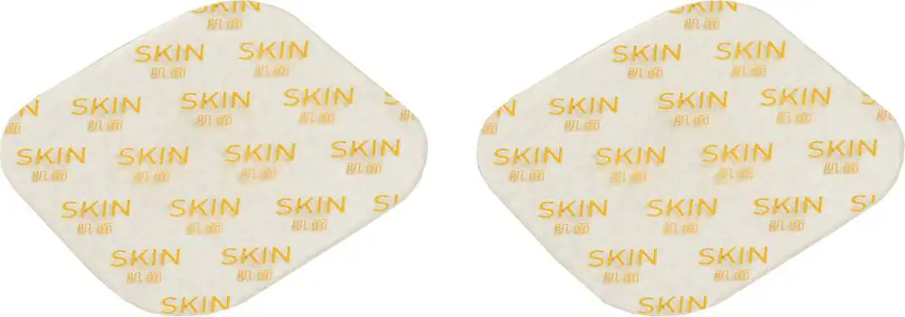 Front. Omron - Heat Pain Pro Gel Refills (3 Pairs) - White.