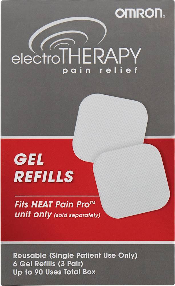 Alt View 12. Omron - Heat Pain Pro Gel Refills (3 Pairs) - White.