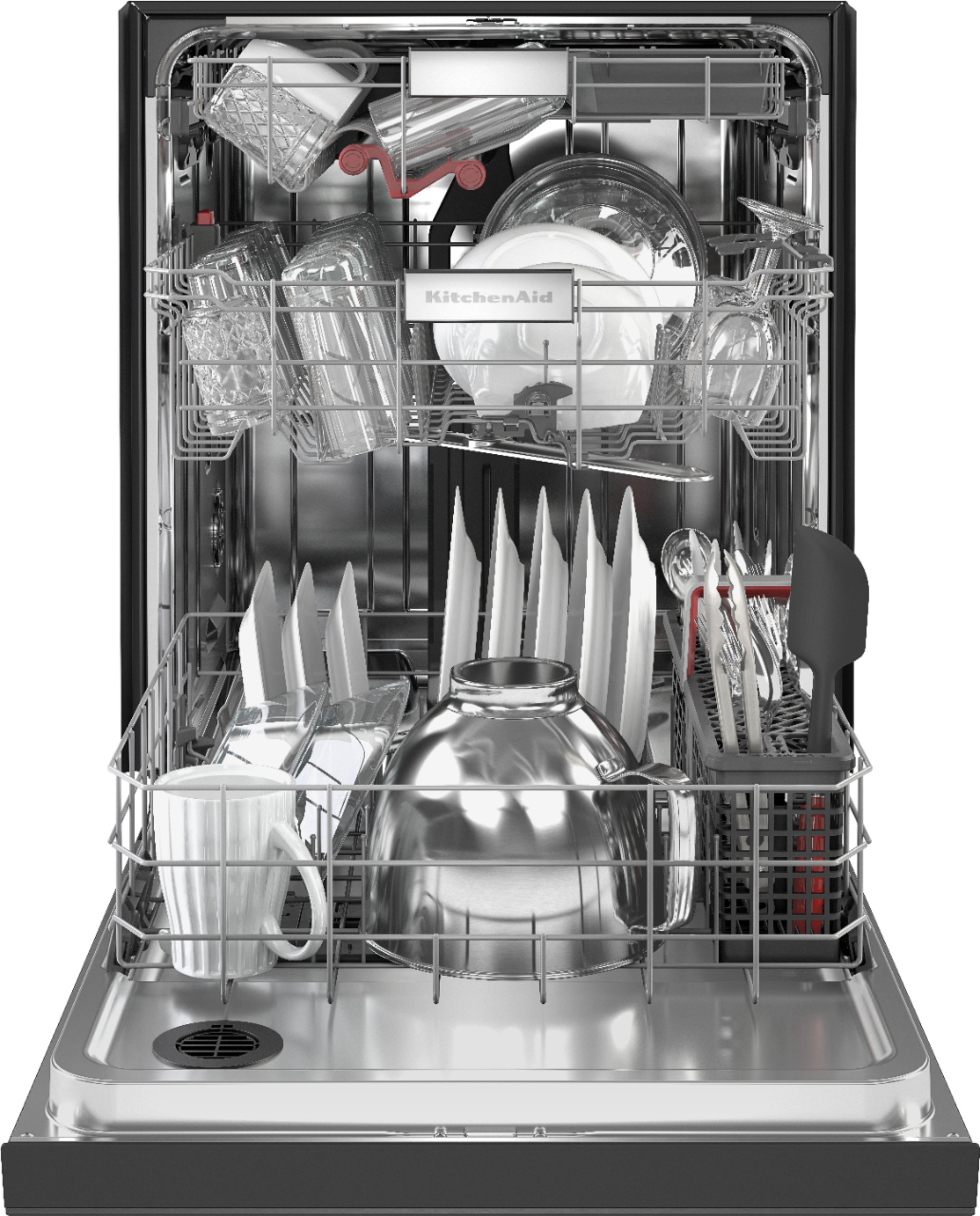 Best Buy KitchenAid Front Control BuiltIn Dishwasher with Stainless