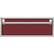 Angle. Hestan - AGSR Series 30" Outdoor Single Storage Drawer - Burgundy.