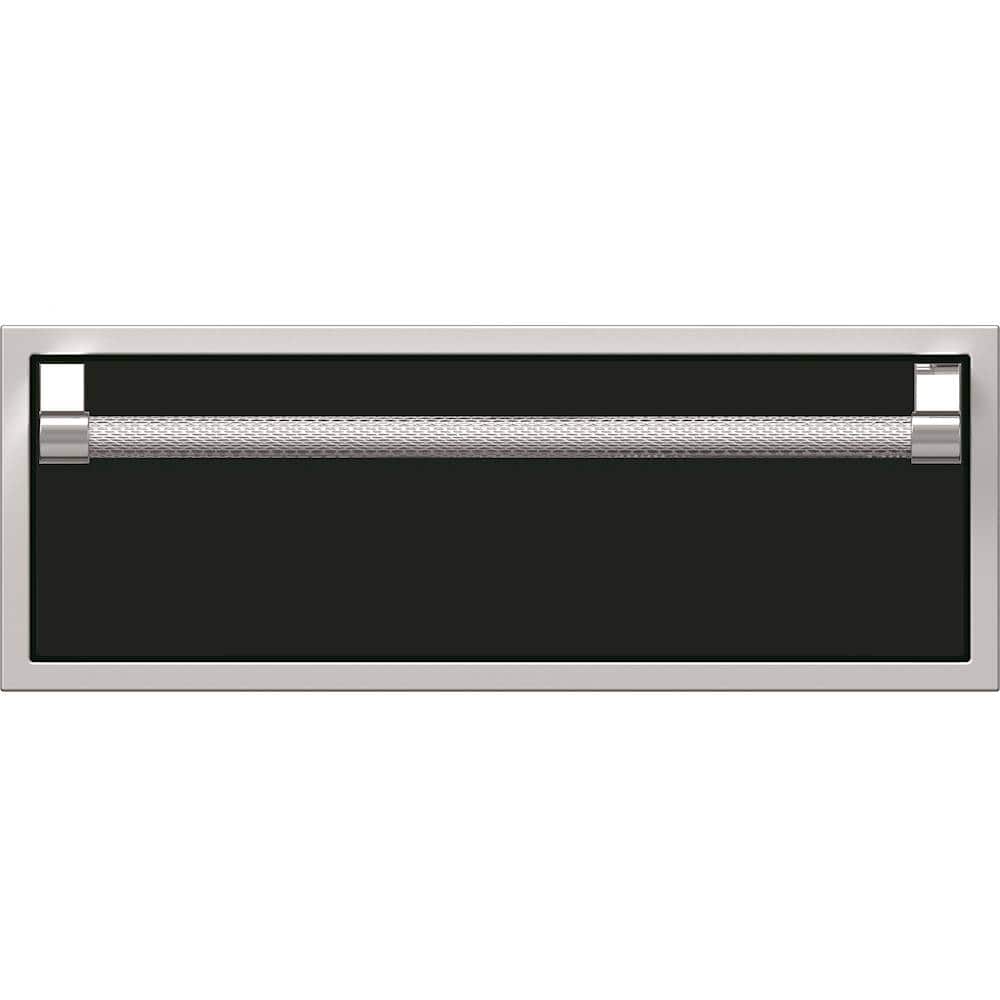 Hestan - AGSR Series 30" Outdoor Single Storage Drawer - Black - Angle_Zoom
