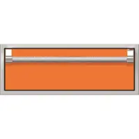 Hestan - AGSR Series 30" Outdoor Single Storage Drawer - Orange - Angle_Zoom