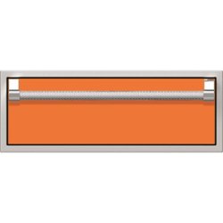 Hestan - AGSR Series 30" Outdoor Single Storage Drawer - Orange - Front_Zoom