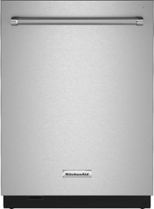 KitchenAid - Top Control Built-In Dishwasher with Stainless Steel Tub, 3rd Rack, 44dBA - Stainless Steel