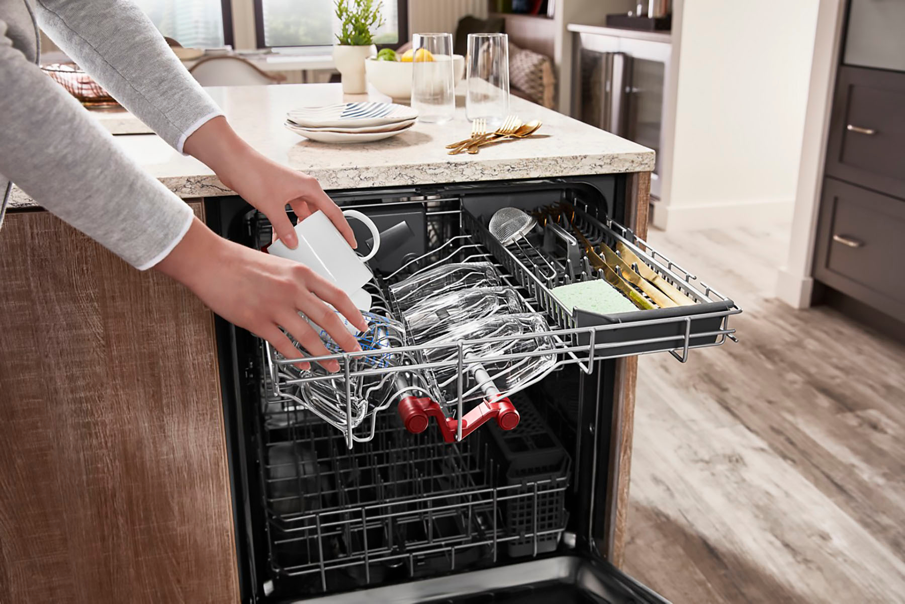 Kitchenaid three rack online dishwasher