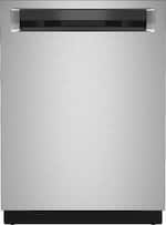KitchenAid - Top Control Built-In Dishwasher with Stainless Steel Tub, 3rd Rack, 44dBA - Stainless steel - Front_Standard