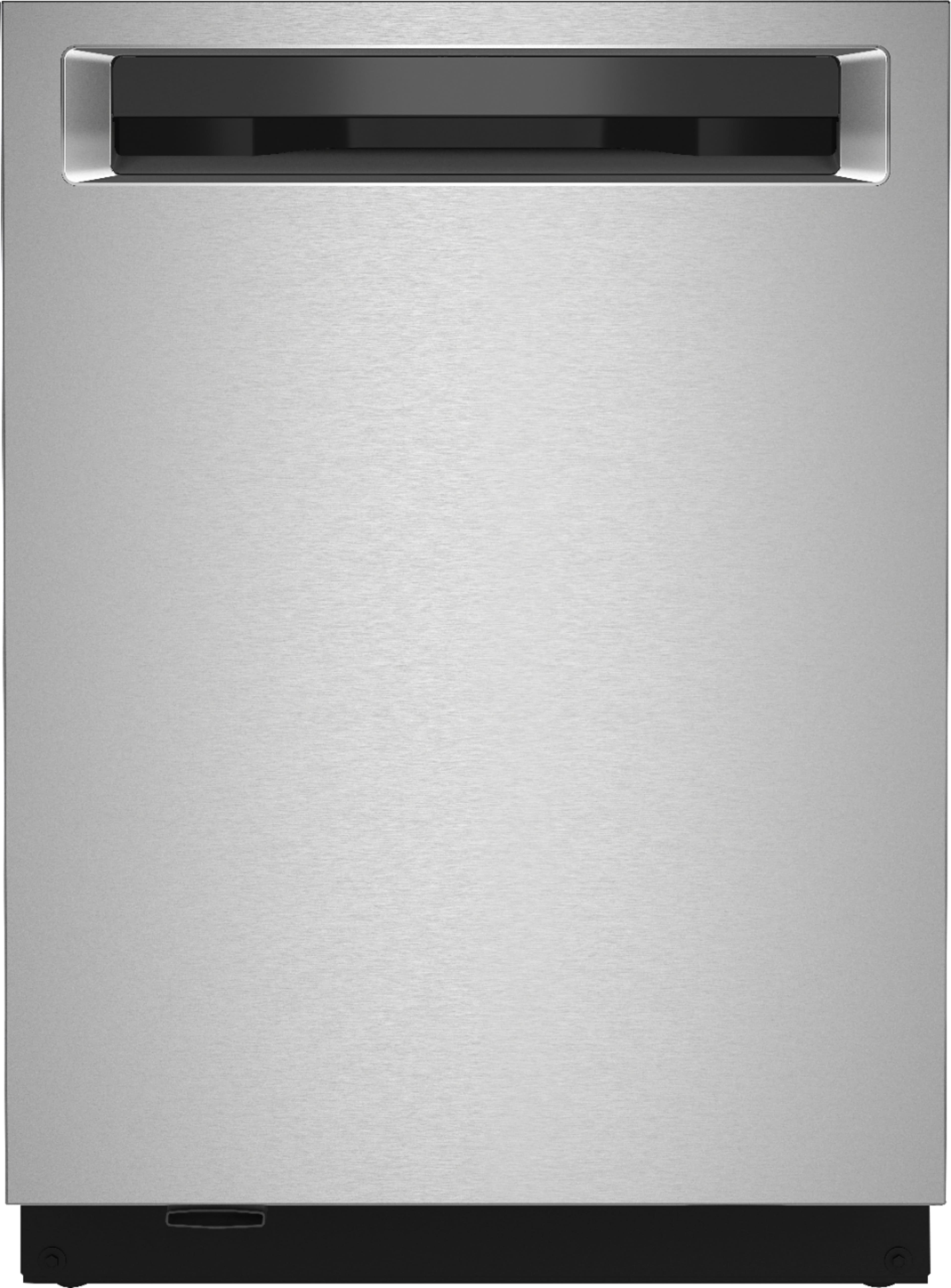 Front. KitchenAid - Top Control Built-In Dishwasher with Stainless Steel Tub, 3rd Rack, 44dBA - Stainless steel.