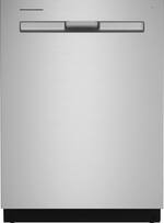 Maytag - Top Control Built-In Dishwasher with Stainless Steel Tub, Dual Power Filtration, 3rd Rack, 47dBA - Stainless steel - Front_Standard