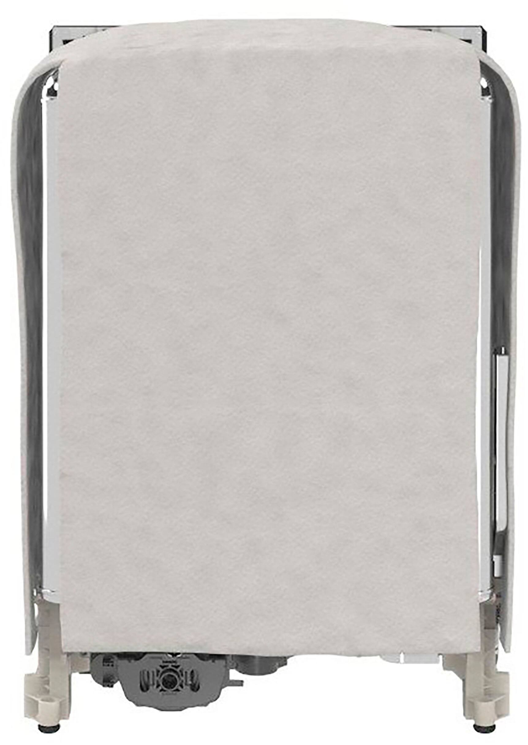 The text on the image is grouped as follows:

1. MDB8959SKZ
2. 47 dBA
3. DUAL POWER FILTRATION
4. PowerBlast Si
5. POWERBLAST CYCLE
6. 3RD LEVEL RACK