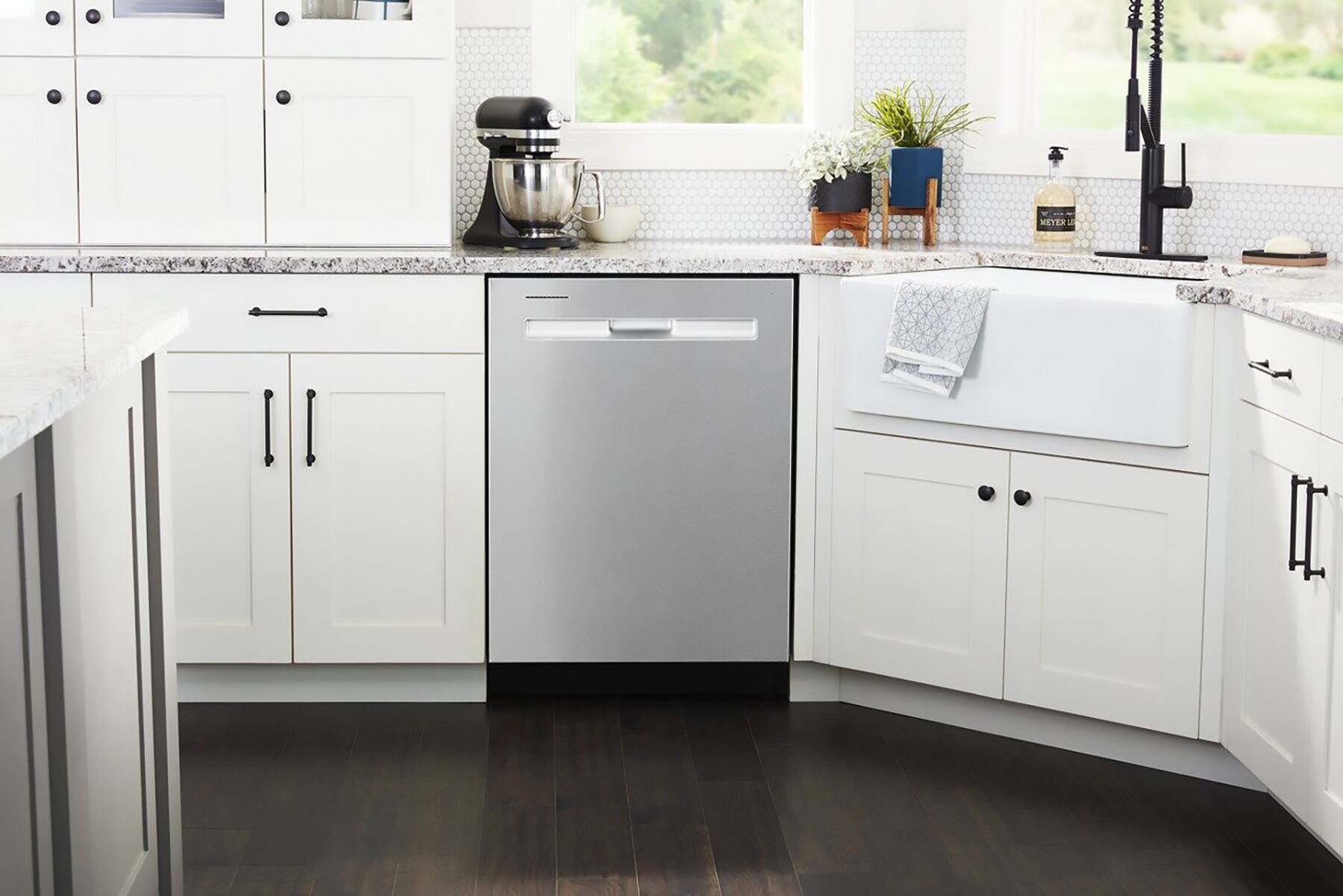 Alt View 22. Maytag - Top Control Built-In Dishwasher with Stainless Steel Tub, Dual Power Filtration, 3rd Rack, 47dBA - Stainless Steel.