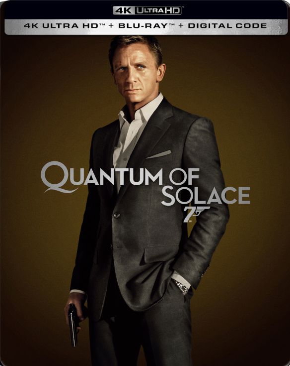 Quantum of Solace [SteelBook] [Includes Digital Copy] [4K Ultra HD Blu-ray] [Only @ Best Buy] [2008]