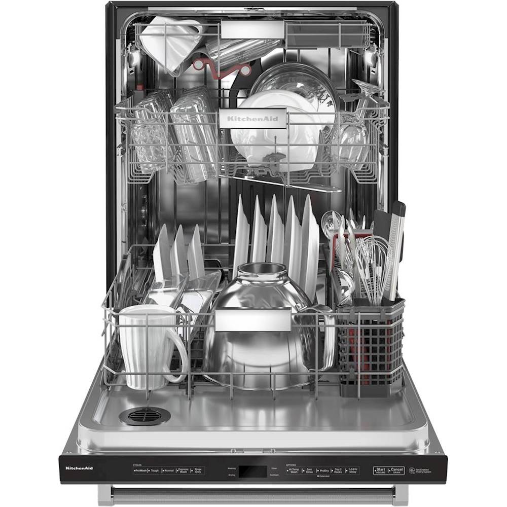 KitchenAid Top Control Built-In Dishwasher with Stainless Steel Tub ...