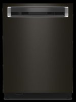 KitchenAid - Top Control Built-In Dishwasher with Stainless Steel Tub, FreeFlex Third Rack, LED Interior Lighting, 44dBA - Black Stainless Steel - Front_Zoom