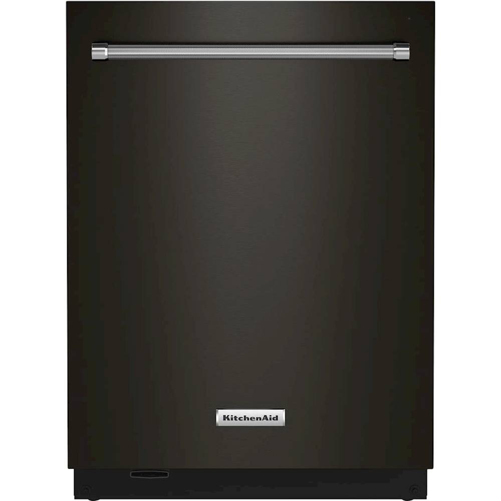KitchenAid 44 dBA Built-In Bar Handle Dishwasher with FreeFlex 3rd Rack and  Top Control in Black Stainless Steel
