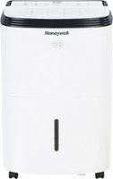 Honeywell - Smart WiFi Energy Star Dehumidifier for Basements & Rooms Up to 4000 Sq.Ft. with Alexa Voice Control & Anti-Spill Design - White - Front_Zoom