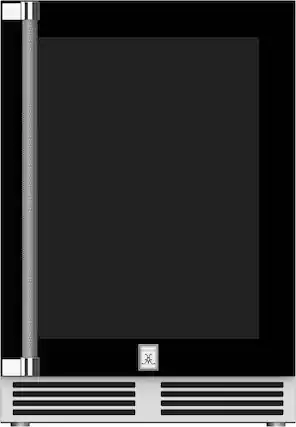 Front. Hestan - 5.2 Cu. Ft. Built-In Mini Fridge - Stealth.