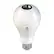 Front. GE - LED+ Speaker Soft White 60W Replacement LED Light Bulb General Purpose A21 - Soft White.