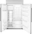 Alt View Zoom 2. Café - 28.7 Cu. Ft. Side-by-Side Built-In Refrigerator with Dispenser - Stainless steel.