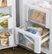 Alt View Zoom 14. GE Profile - 24.3 Cu. Ft. Side-by-Side Built-In Refrigerator with Dispenser - Stainless steel.