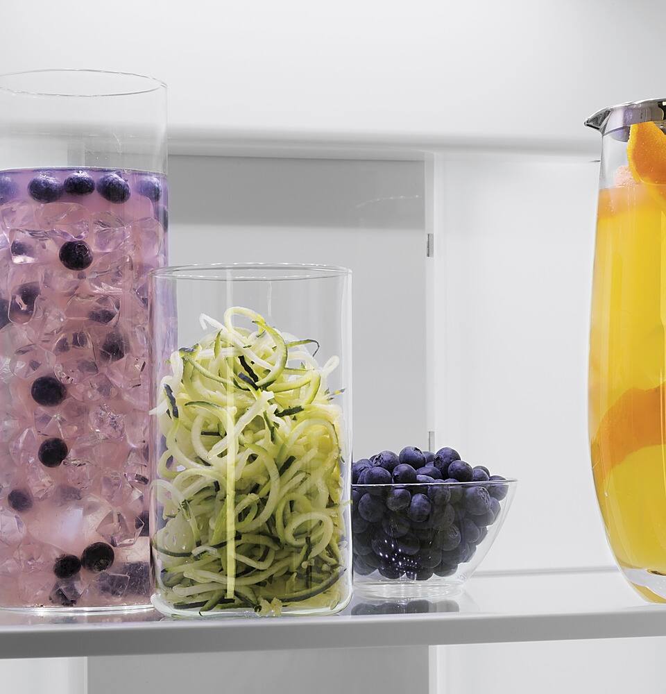 Alt View 15. GE Profile - 24.5 Cu. Ft. Side-by-Side Built-In Smart Refrigerator with External Water & Ice Dispenser - Stainless Steel.