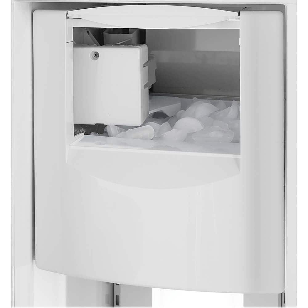 Alt View 12. GE Profile - 28.7 Cu. Ft. Side-by-Side Built-In Smart Refrigerator with External Water & Ice Dispenser - Stainless Steel.