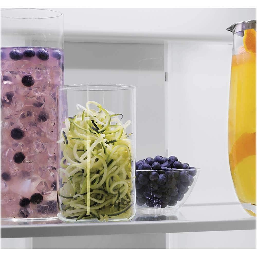 Alt View 14. GE Profile - 28.7 Cu. Ft. Side-by-Side Built-In Smart Refrigerator with External Water & Ice Dispenser - Stainless Steel.