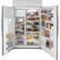 Alt View 1. GE Profile - 28.7 Cu. Ft. Side-by-Side Built-In Smart Refrigerator with External Water & Ice Dispenser - Stainless Steel.