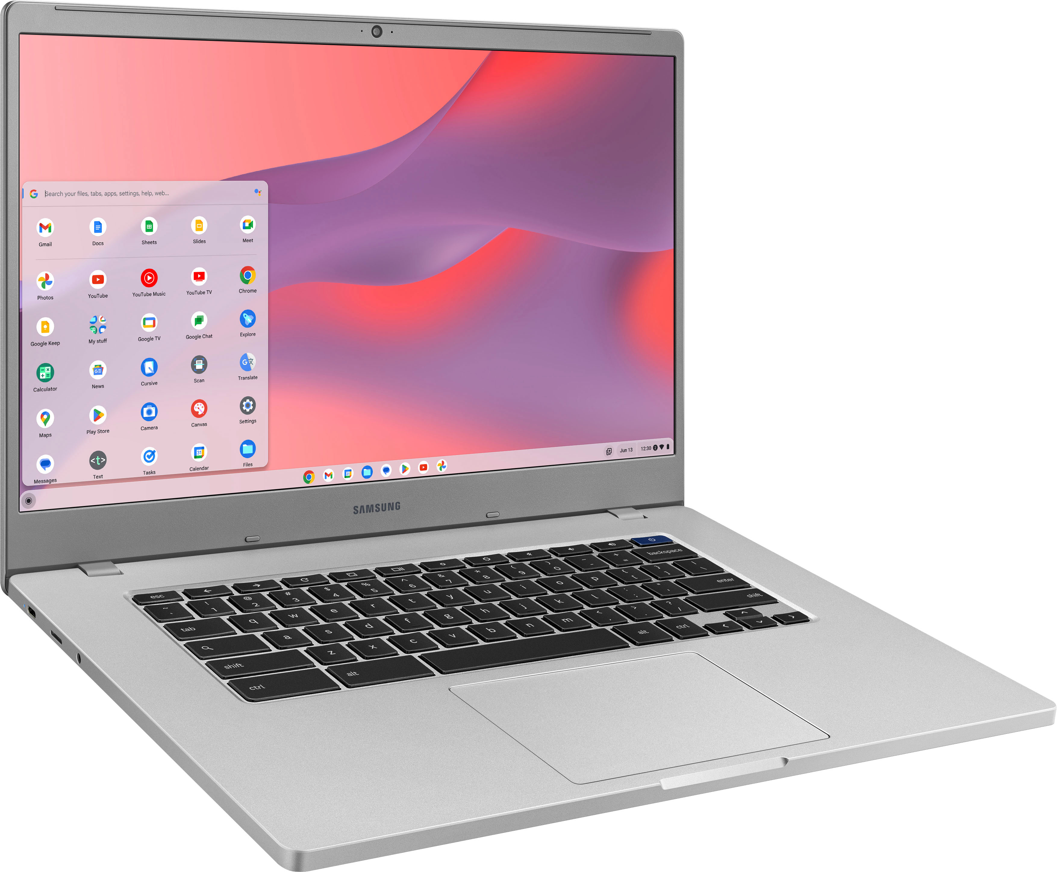 Angle View: MacBook Pro 16" Laptop - Apple M1 Pro chip - 16GB Memory - 1TB SSD - Silver