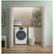 Alt View Zoom 12. GE - 2.4 Cu. Ft. Front Load Washer and Electric Dryer Combo with Steam - White On White.