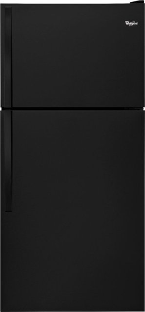 Whirlpool 18.3 Cu. Ft. Top-Freezer Refrigerator Black WRT148FZDB - Best Buy