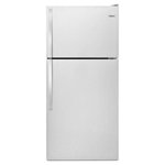 Whirlpool 18.3 Cu. Ft. Top-Freezer Refrigerator Stainless steel ...