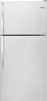 Whirlpool - 18.3 Cu. Ft. Top-Freezer Refrigerator - Stainless steel - Front_Zoom