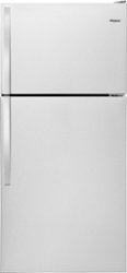 Whirlpool - 18.3 Cu. Ft. Top-Freezer Refrigerator - Stainless Steel - Front_Zoom