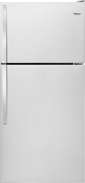 Whirlpool – 18.3 Cu. Ft. Top-Freezer Refrigerator – Stainless steel