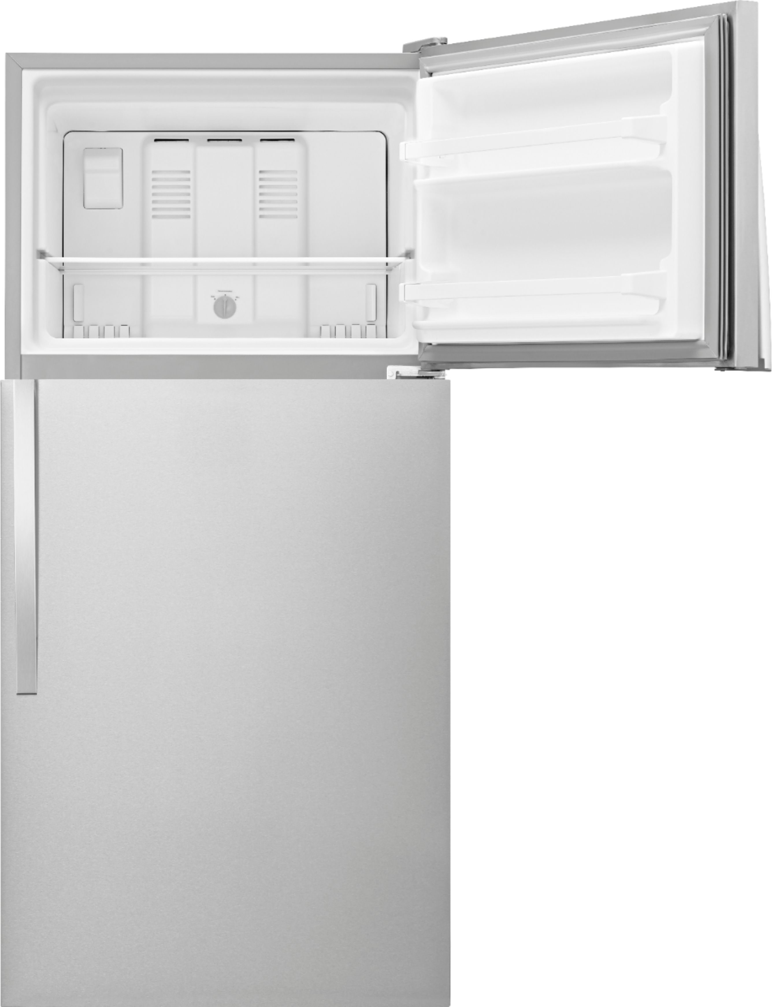 Whirlpool 18.3 Cu. Ft. Top-Freezer Refrigerator Stainless steel Whirlpool Stainless Steel Refrigerator Top Freezer