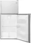 Alt View 2. Whirlpool - 18.3 Cu. Ft. Top-Freezer Refrigerator - Stainless Steel.