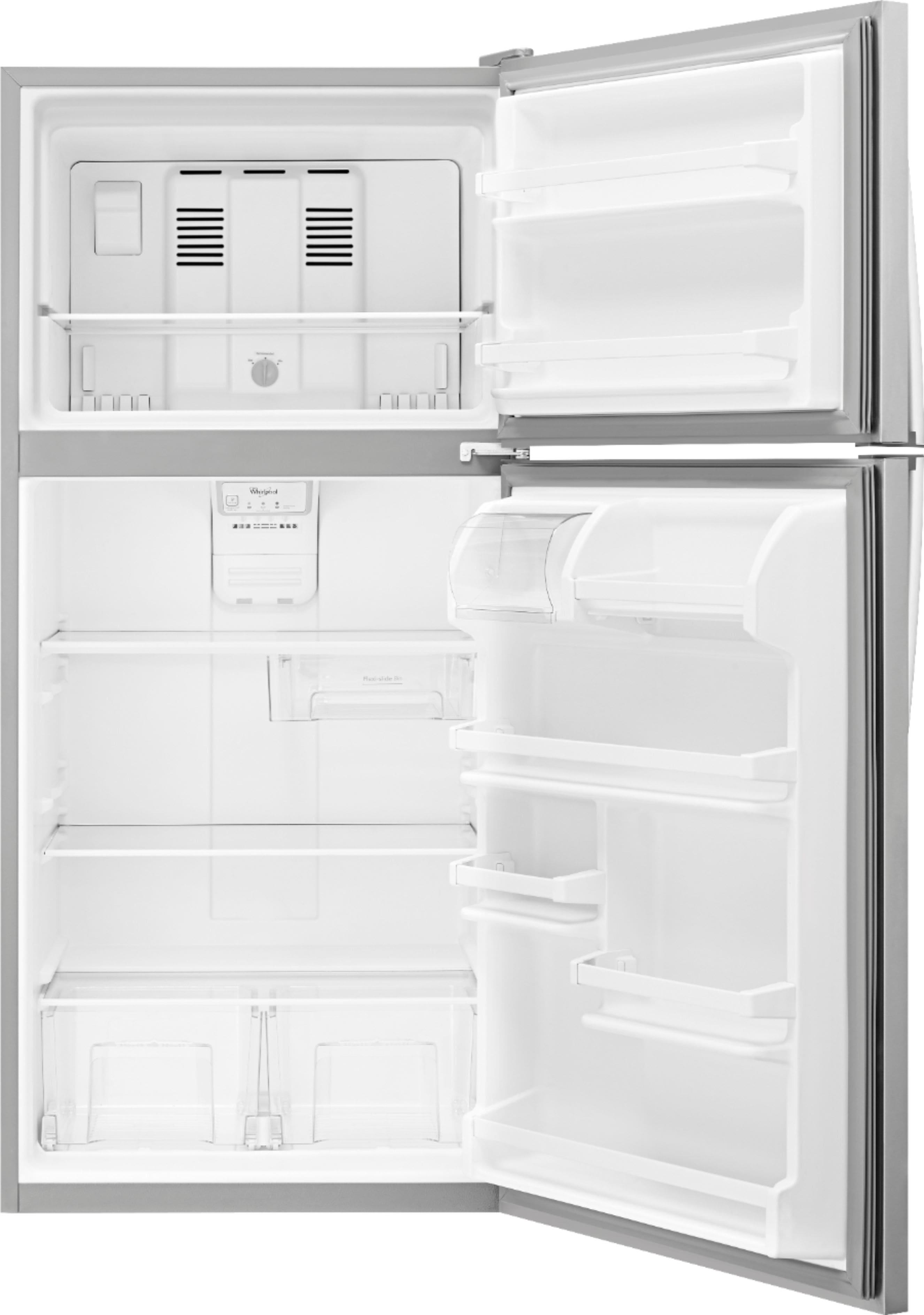 Whirlpool 18.3 Cu. Ft. TopFreezer Refrigerator Stainless Steel